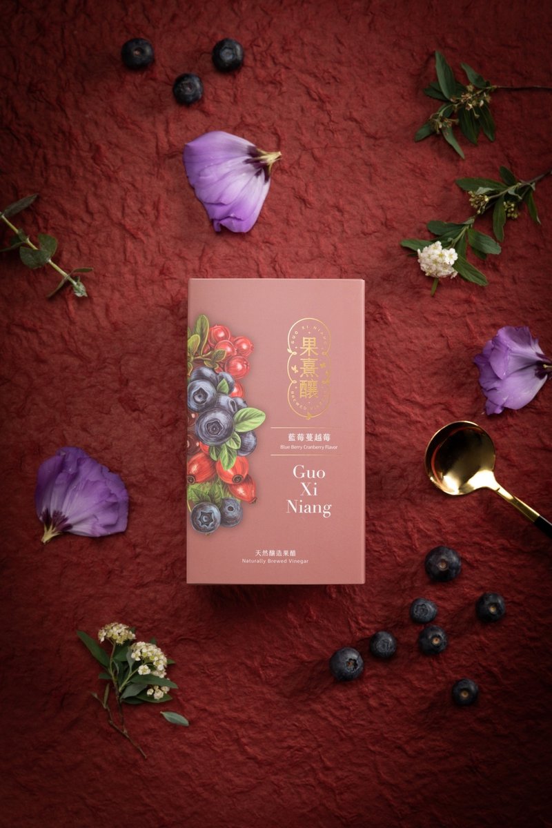 Pure ancient brewed fruit vinegar-blueberry cranberry gift recommendation - น้ำส้มสายชู - กระดาษ 