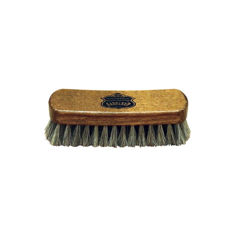 Saddle Horse Hair Brush - Middle Leather Sofa Dust/Polish Made in Germany - ผลิตภัณฑ์ซักผ้า - ไม้ สีนำ้ตาล