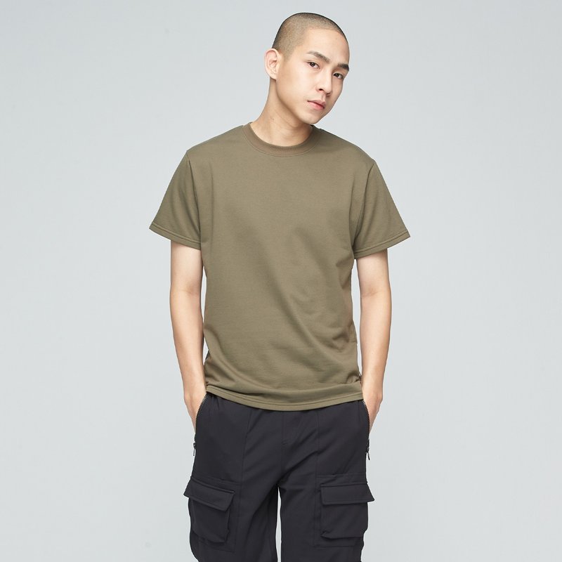 Antibacterial Thick Pound Top (Men) - Tile Green - เสื้อยืดผู้ชาย - เส้นใยสังเคราะห์ สีเขียว