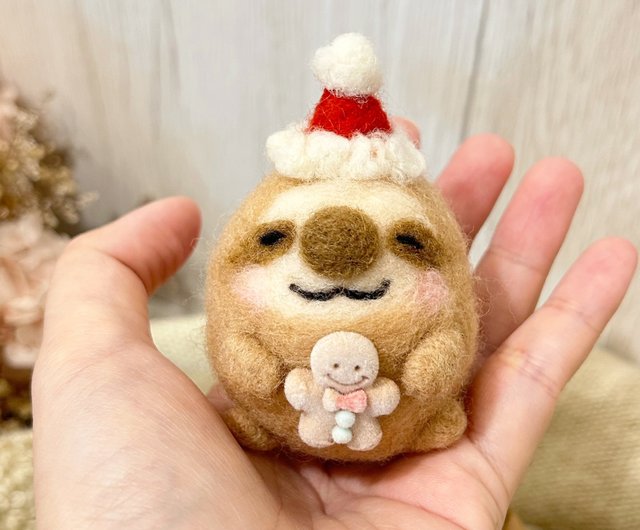 クリスマス限定 クリスマス ナマケモノ カピバラ 各種 羊毛フェルト