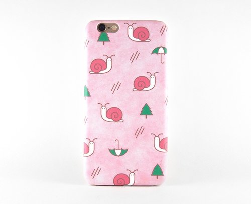 Emaley 艾瑪莉 工作坊 Snails in the rain iPhone case 手機殼 เคสมือถือหอยทาก