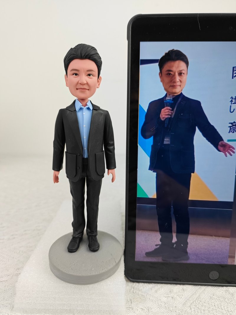 客制化人物公仔 人偶 3D人像畫 似顏繪 肖像 定制 生日 紀念 禮物 - 公仔/玩偶 - 黏土 多色