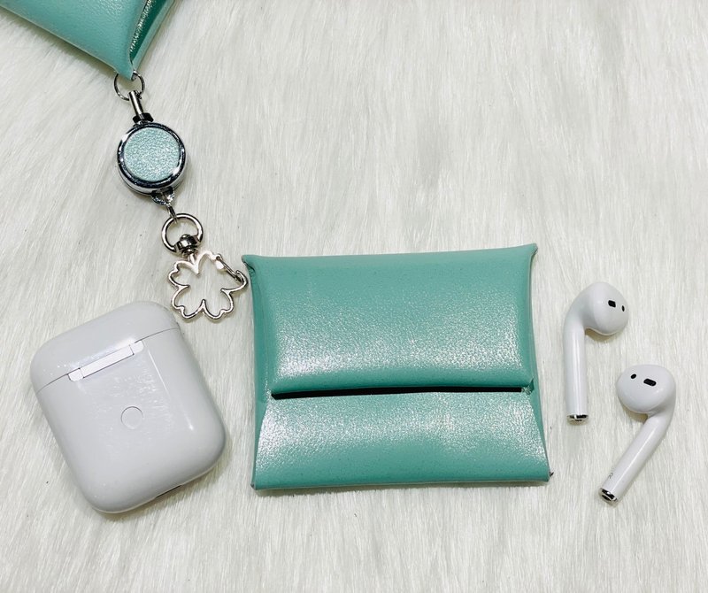 AirPods Gogoro鑰匙包 時尚造型小零錢包 - 居家收納/收納盒/儲物盒 - 真皮 多色
