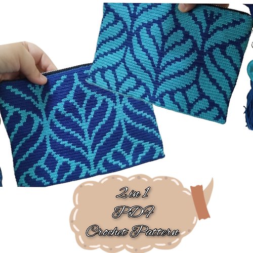 ElenaHMShop Tapestry Crochet Mochila Bag, 2 in1 PDF Crochet Patterns, Easy Pattern, PDF file