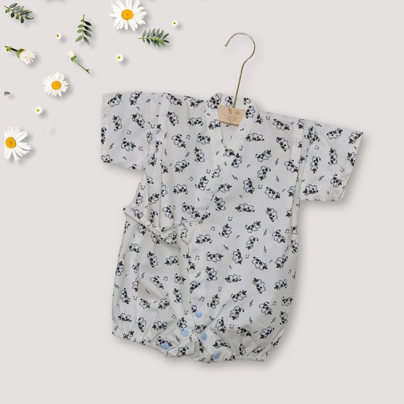 Onesies-moo niu niu - Onesies - Cotton & Hemp White