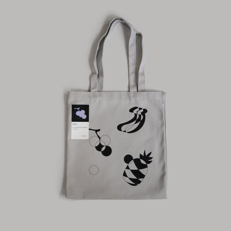 NEW Canvas Bag - Nine Fruits - กระเป๋าถือ - ผ้าฝ้าย/ผ้าลินิน 