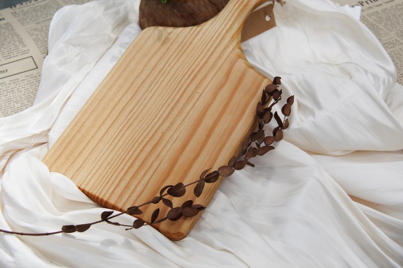 New Zealand pine cutting board | dinner plate | dessert plate | bread plate | handmade | made in Taiwan - ถาดเสิร์ฟ - ไม้ สีนำ้ตาล