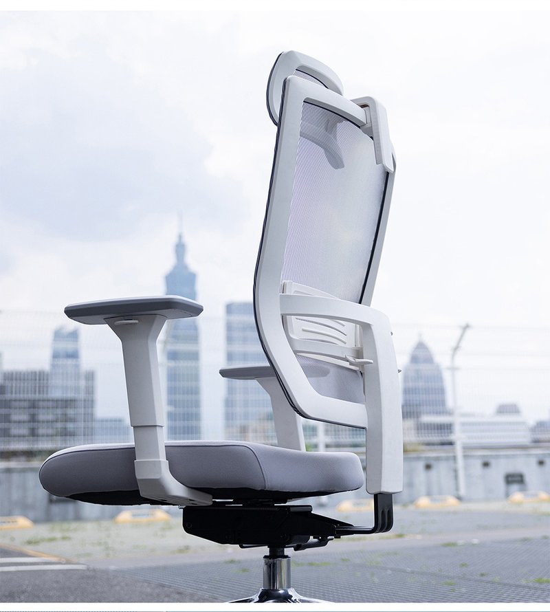 irocks T03 NEO ergonomic chair spinning - เก้าอี้โซฟา - วัสดุอื่นๆ ขาว