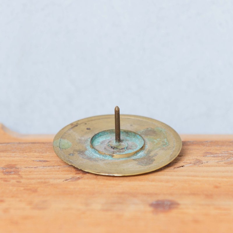 Japanese Bronze candle holder (AJ-020) - เทียน/เชิงเทียน - วัสดุอื่นๆ สีทอง