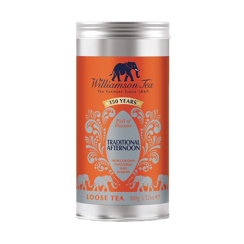 British [Original Leaf Can Series] Traditional British Afternoon Tea 100g_3.52 OZ - Tea - Concentrate & Extracts Orange