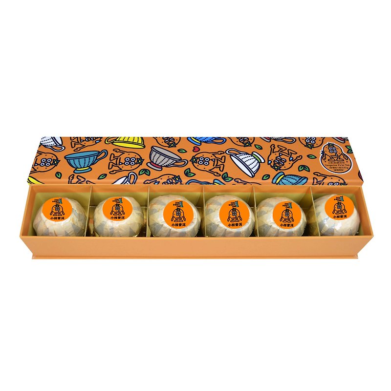 【ZeroToOne】Tangerine Pu'er Tea Gift Box - Tea - Fresh Ingredients Multicolor