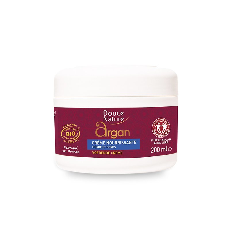 Douce Nature Argan Body Nourishing Cream 200ml - Skincare & Massage Oils - Other Materials 