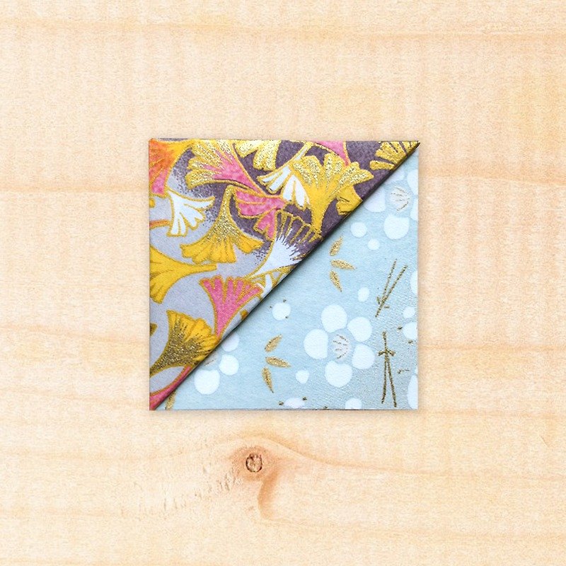 Flower Corner Bookmark-Imported Japanese Washi/Handmade Bookmark-bookmark #021 - Bookmarks - Paper 