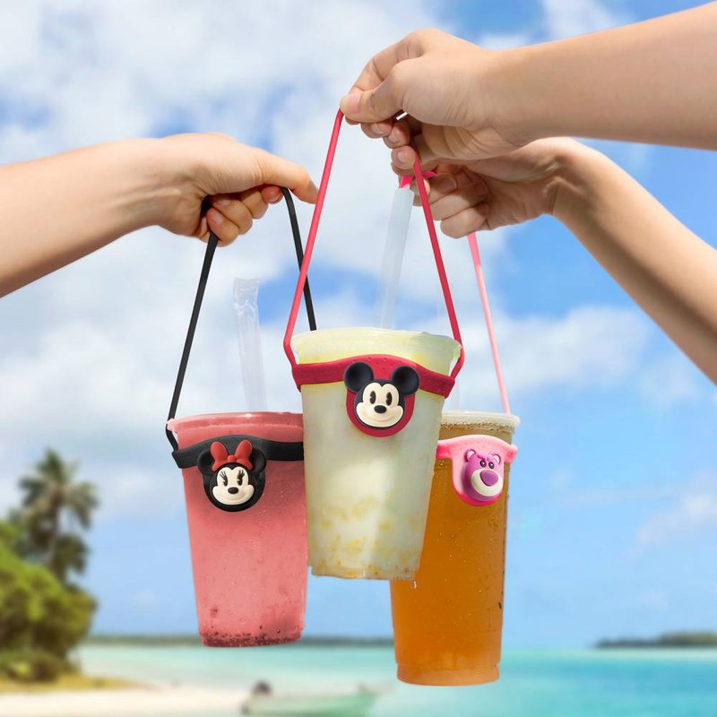 Bone / Cup Tie 環保杯綁 飲料提袋 - 迪士尼 - 飲料提袋/杯套 - 矽膠 多色