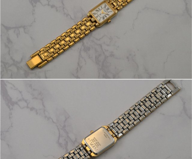 LANCEL PARIS women Tank Shape watch 17mm white Tone Dial