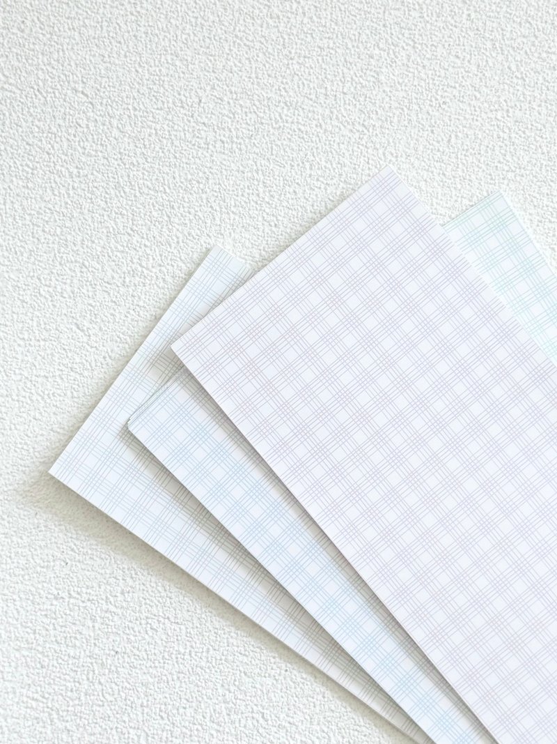 checkered doodle giant sticker - 貼紙 - 紙 