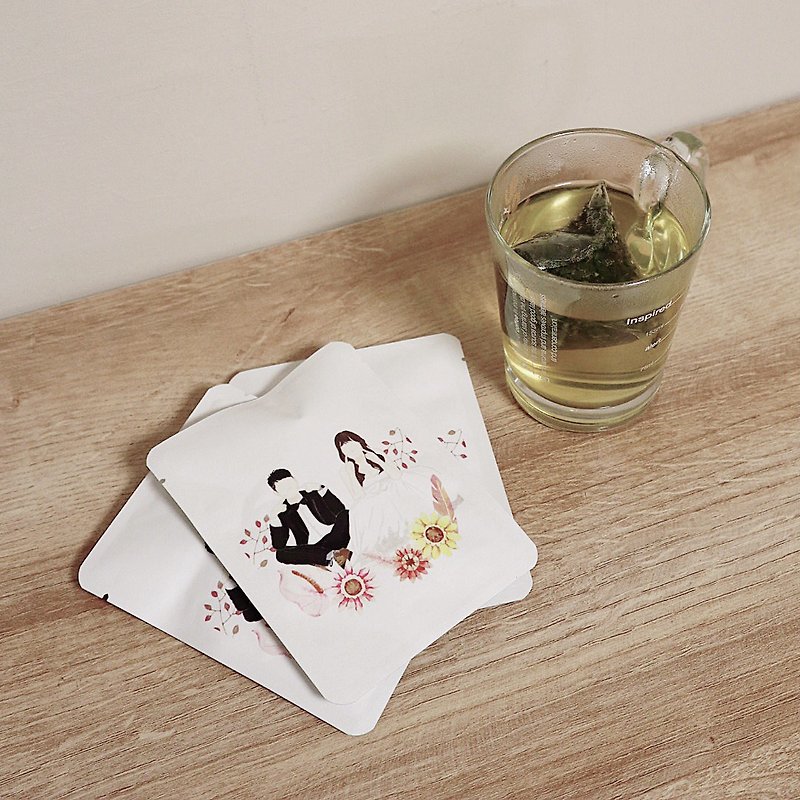 Customized Like Yan Painting | Art Words Customized Customized Tea Bags 8 Packs of Green Tea Honey Fragrant Black Tea - ชา - วัสดุอื่นๆ 