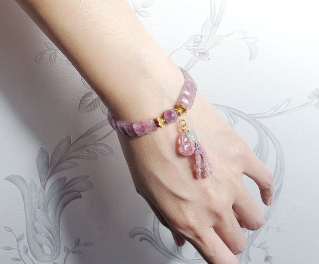 最高級アイスクォーツフラワートルマリン ひょうたん 福禄 花開富貴