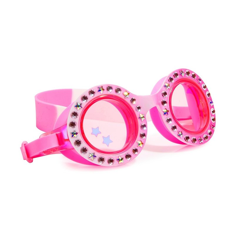 美國Bling2o 兒童造型泳鏡 星星月亮系列- 漸層粉 - 兒童泳衣 - 塑膠 粉紅色