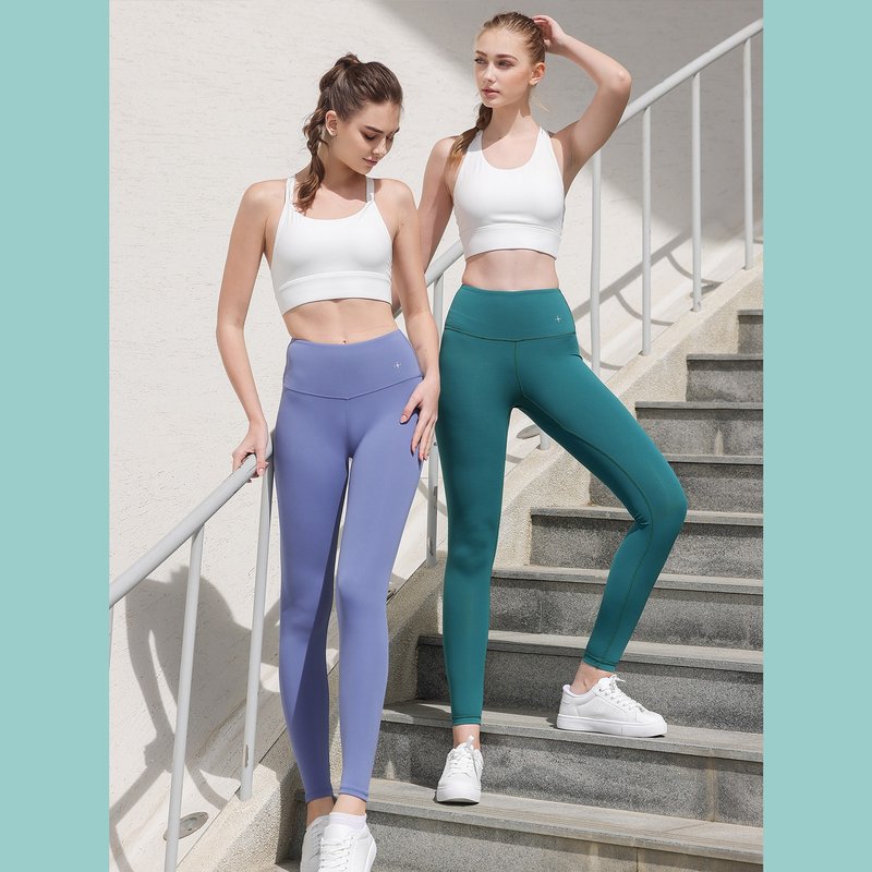 【Loopa】Daily Yoga Leggings - กางเกงเลกกิ้ง - เส้นใยสังเคราะห์ สีดำ