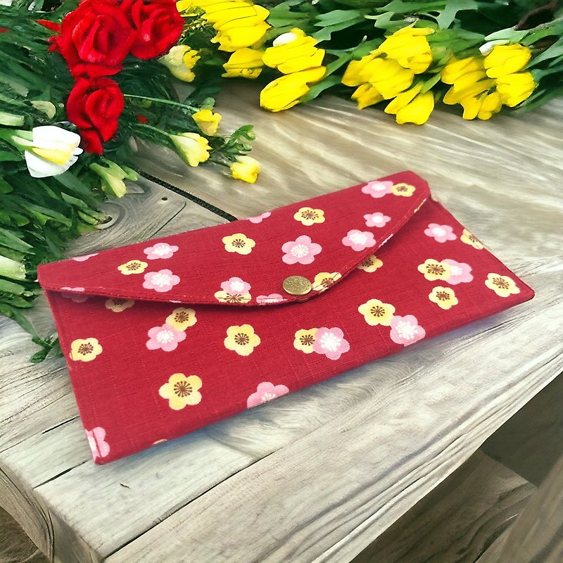 Alamain Fabric Red Envelope,Cute Sakura, Can Hold NT100,000 - ถุงอั่งเปา/ตุ้ยเลี้ยง - ผ้าฝ้าย/ผ้าลินิน 