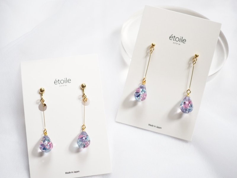 Swarovski Drop Long SDL-15 Earrings/Earrings - Earrings & Clip-ons - Resin Multicolor