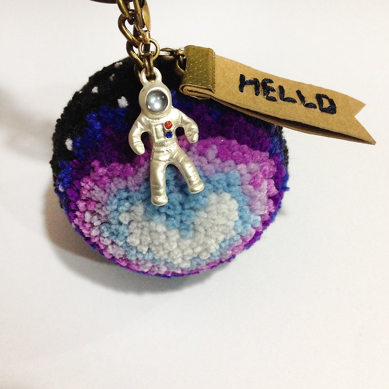 <Mid-Autumn Festival> Moonlight Armstrong Astronaut Pendant Keyring Customization - Keychains - Other Materials Multicolor