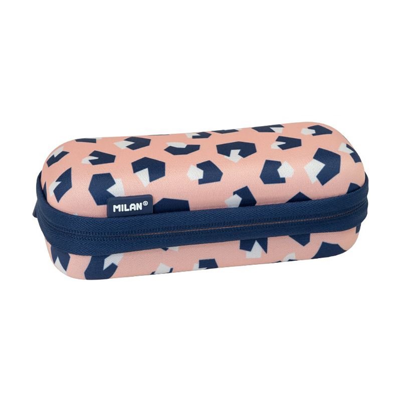 MILAN hard shell pencil case_jungle pink - Pencil Cases - Polyester Pink