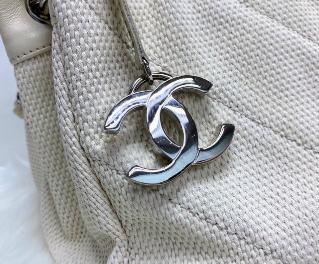 Chanel linen online bag