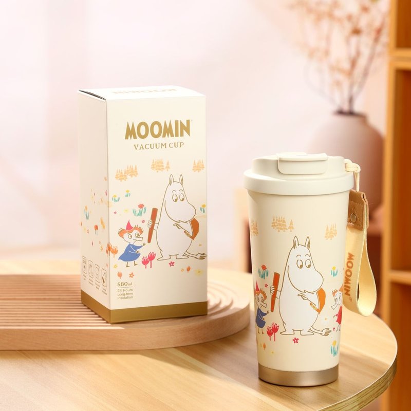 VIPO Moomin แก้วเก็บความร้อน 580ml MM37432 - กระบอกน้ำร้อน - ผ้าฝ้าย/ผ้าลินิน 