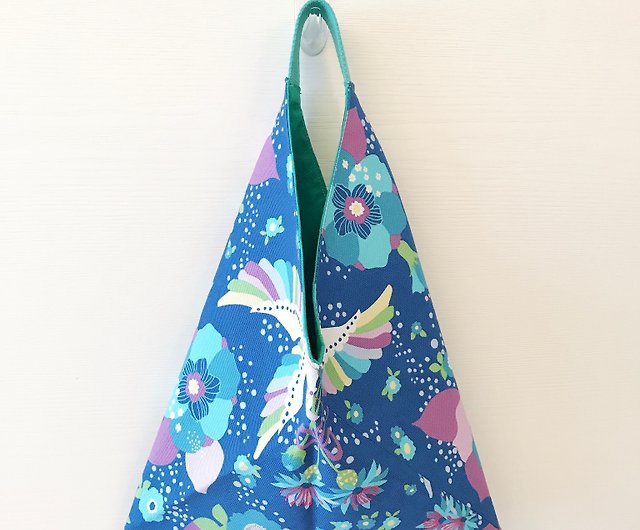 Triangle Tote Bag - Star Cat/Japanese Origami Bag - Shop chez-lu