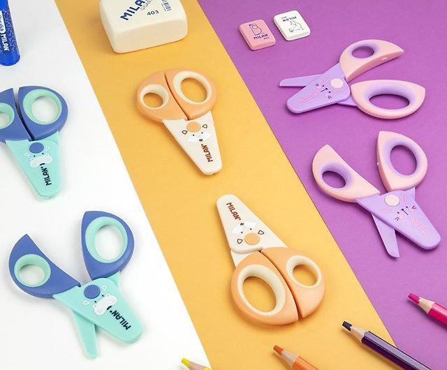 MILAN's first preschool scissors (4 colors available) - Shop milan