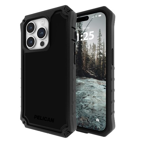 Case-Mate Pelican - iPhone 15 Pro系列 Ambassador手機殼 黑色 MagSafe版