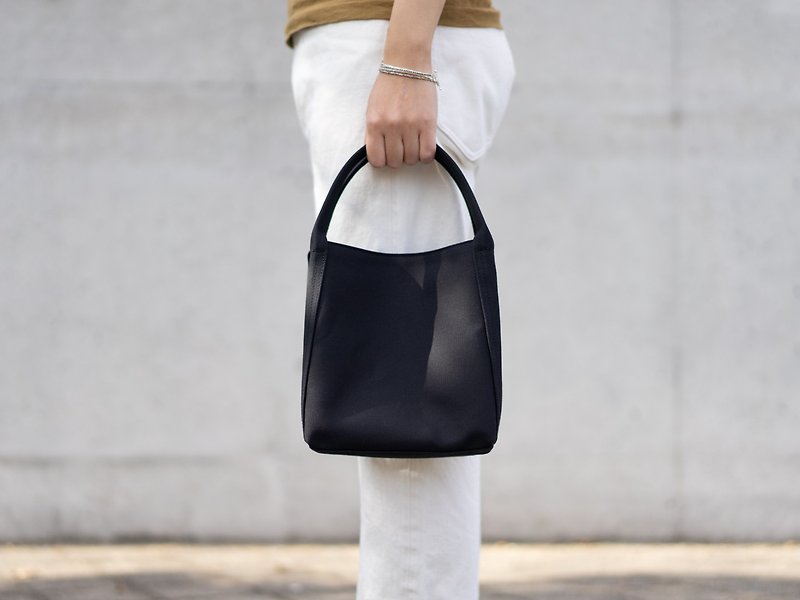 Shiribari tote S black - Handbags & Totes - Cotton & Hemp Black