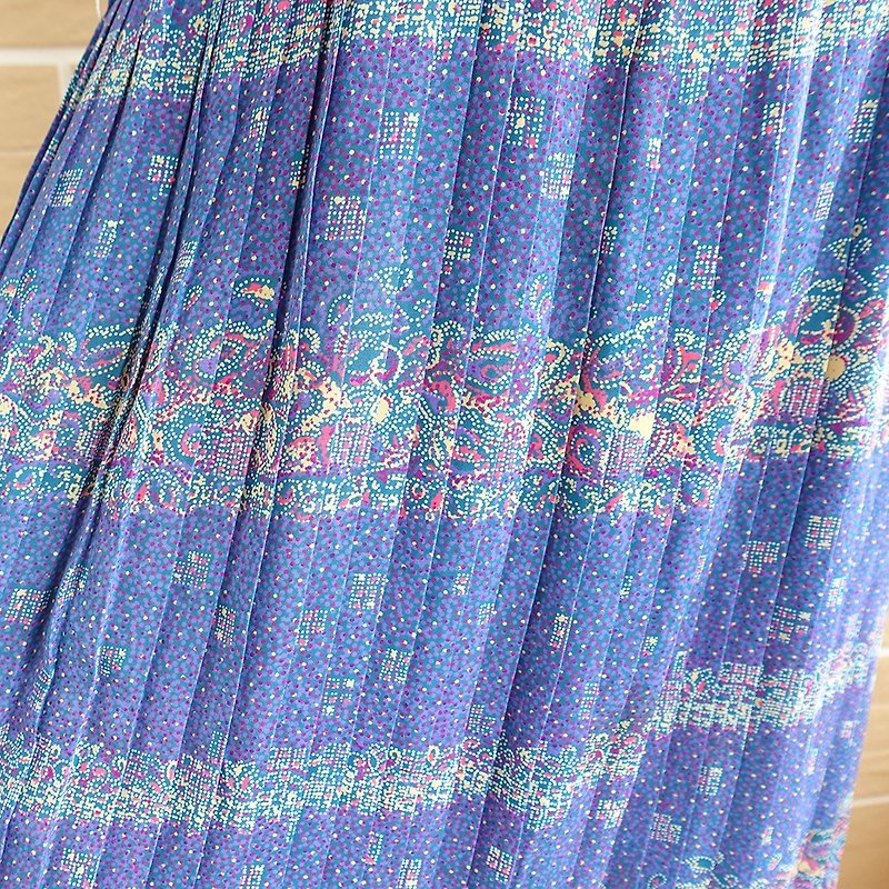 │Slowly│ brilliant fireworks - retro vintage dress │vintage Arts. - One Piece Dresses - Other Materials Multicolor