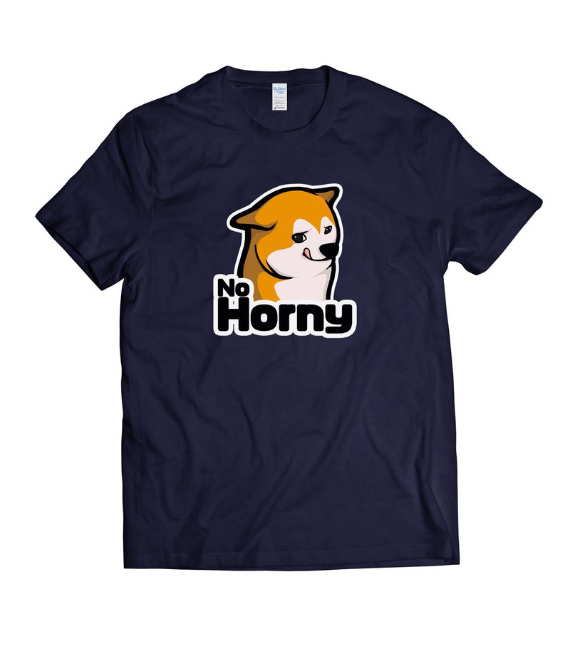 迷因-不可以色色-T-shirt 白/黑/灰/藏青 - 男 T 恤 - 棉．麻 多色