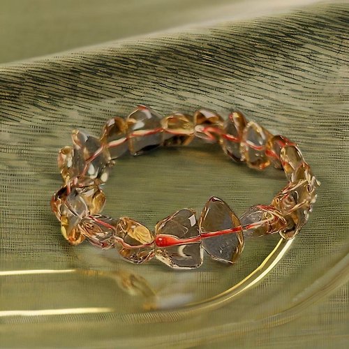 瓔珞珠寶盒 E.L.Jewelry Box 天然黃水晶手鏈| 天然水晶 | 送禮