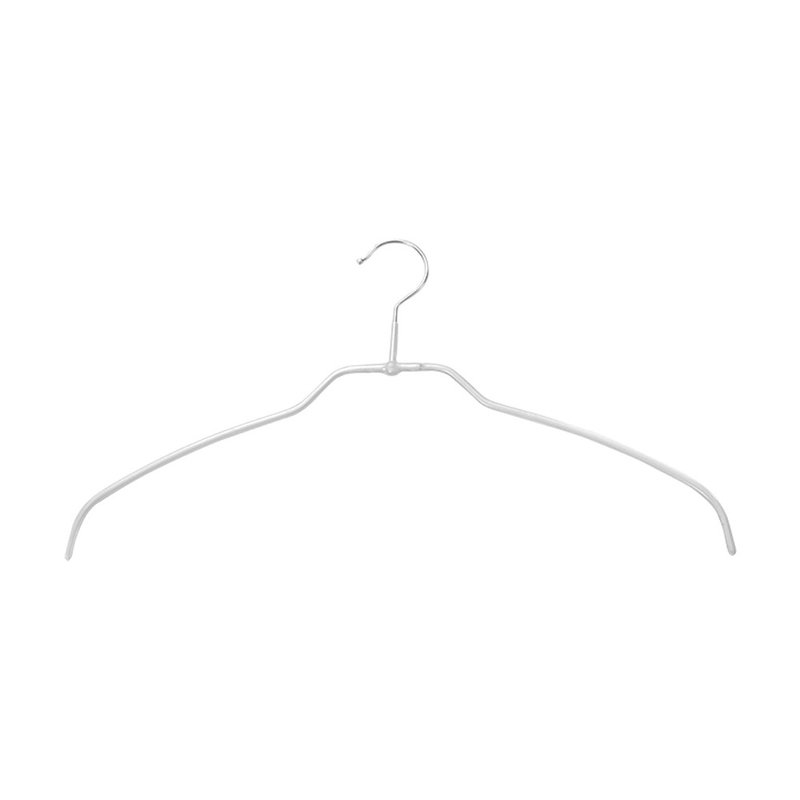 [Germany MAWA] Fashionable and simple anti-slip seamless clothes hanger 42cm (40 pieces/silver) - ตะขอที่แขวน - โลหะ สีเงิน