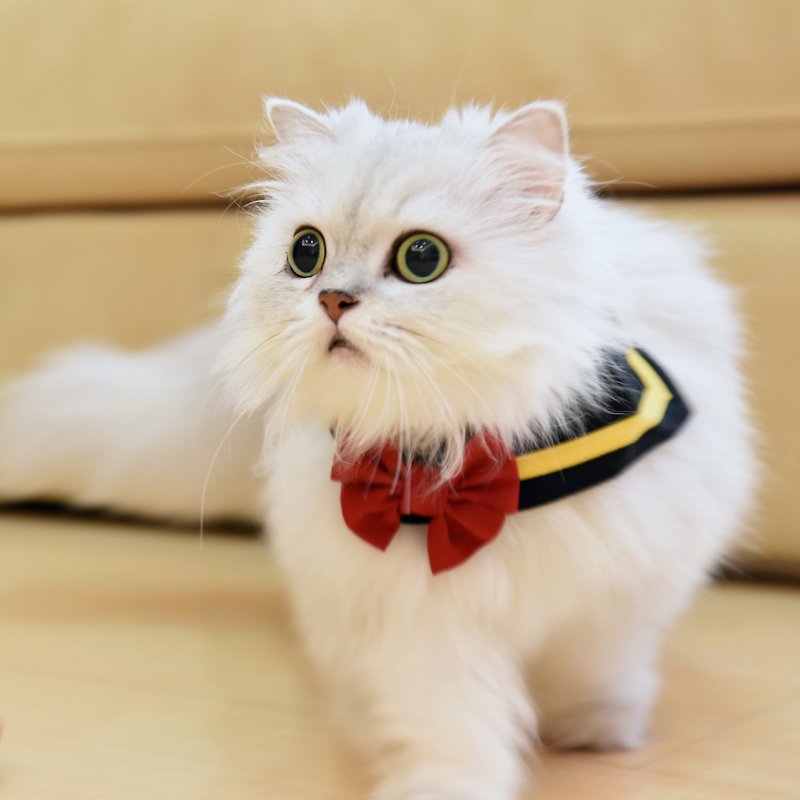 貓咪海軍領巾_ZAZAZOO - 寵物衣服 - 棉．麻 多色