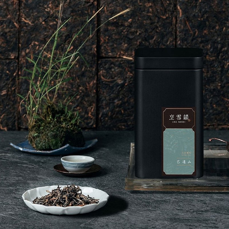 【Cooking Snow】Badashan canned loose tea raw tea (50g) - ชา - วัสดุอื่นๆ สีดำ