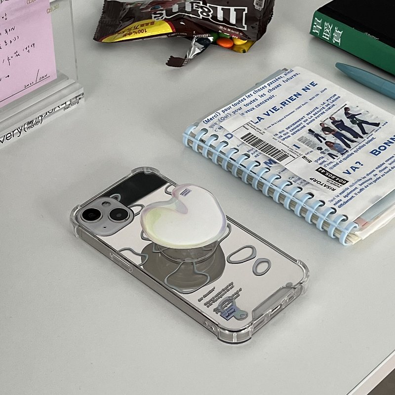 バブルウォーターステンドミラー電話保護iPhoneケース透明ケースオプション - スマホケース - その他の素材 多色