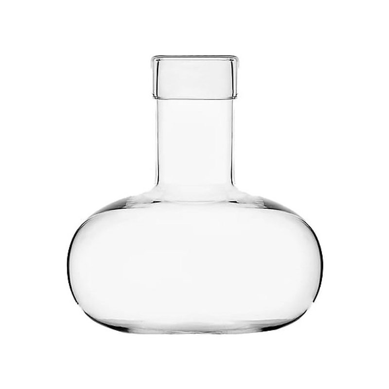 【Hand-blown glass by Milan】 ALCHEMY with a round bottle - ตกแต่งต้นไม้ - แก้ว 
