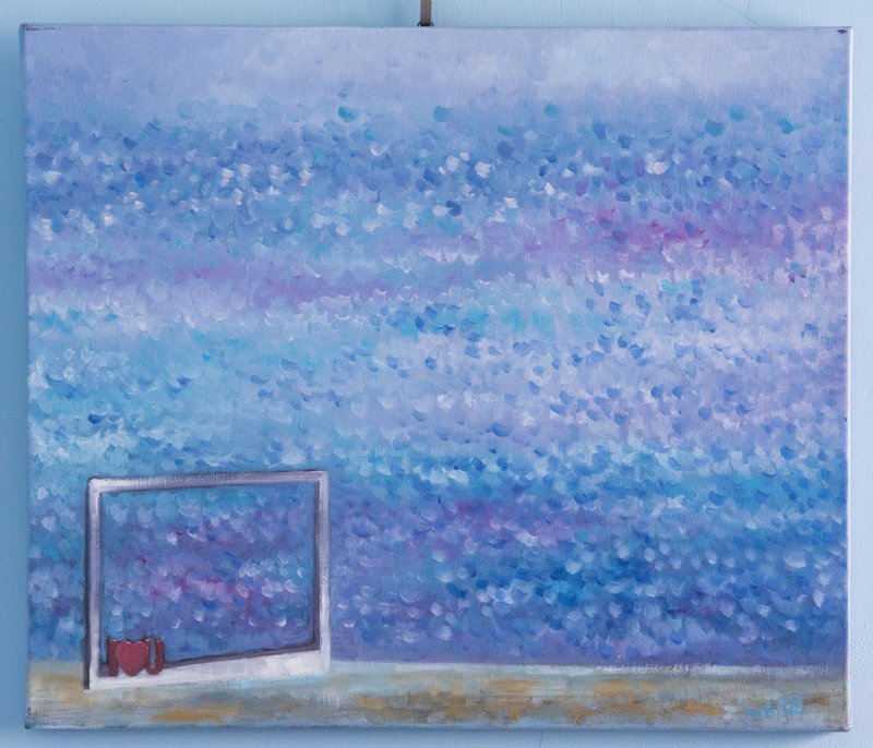 蔡淑茹油畫創作 我love大海 - 海報/掛畫/掛布 - 防水材質 