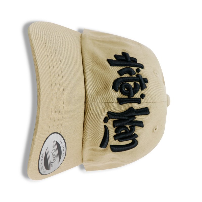 台灣鴨舌帽│Hi Taiwan經典帽-卡其 - 帽子 - 棉．麻 卡其色