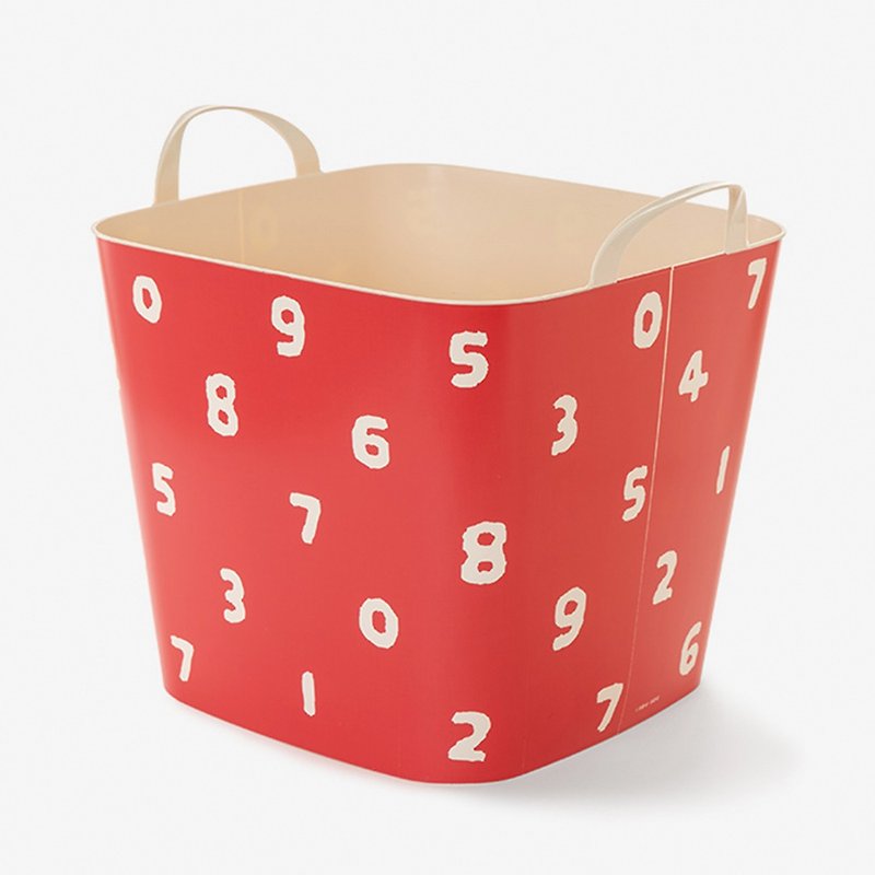 Stacksto SOU SOU flower basket - red ten - กล่องเก็บของ - วัสดุกันนำ้ สีแดง