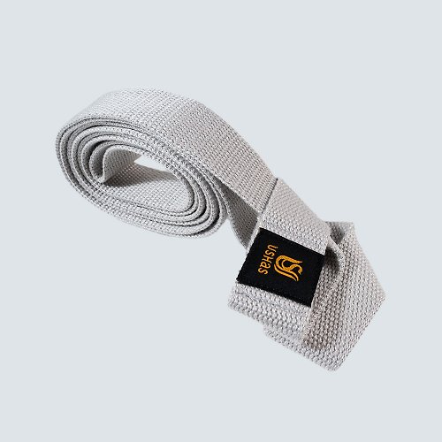 USHAS 【USHaS ‧ 瑜癒】靜謐灰收納繩 (160x3x0.2cm)丨台灣製 收納繩