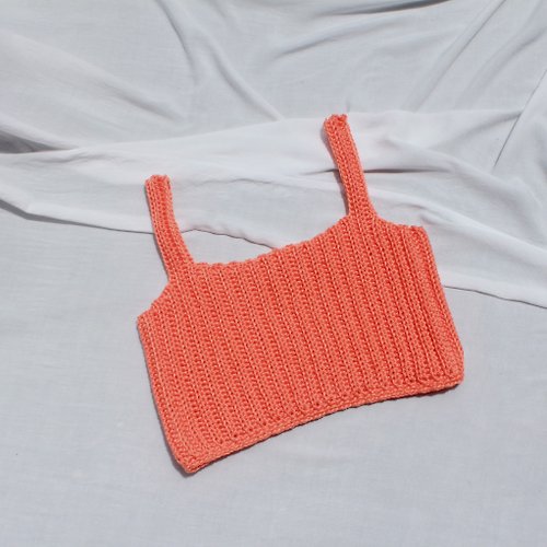 intabrand Cami Crop Top ,Crochet ,Handmade ,Tank Crop Top