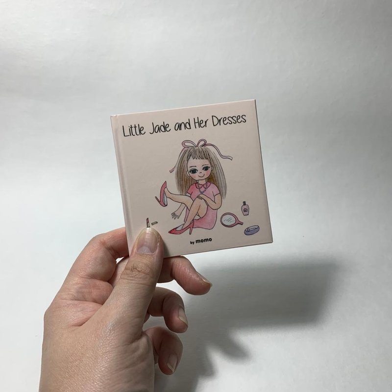 Little Jade and Her Dresses | Original handmade picture book - Indie Press - Paper 