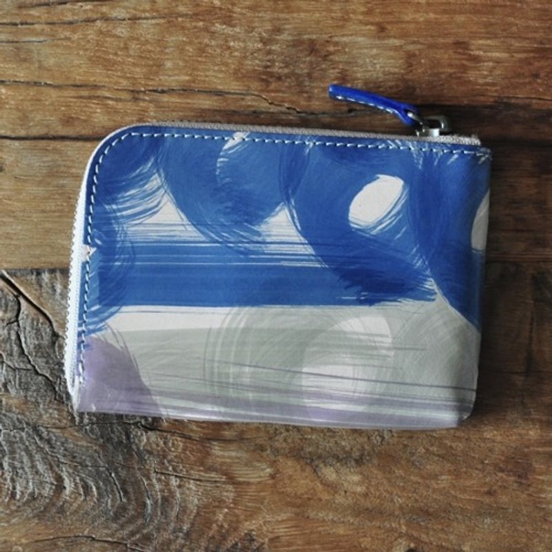 (One-of-a-kind mini wallet) "Ikko Ikko" 12 - Wallets - Genuine Leather 