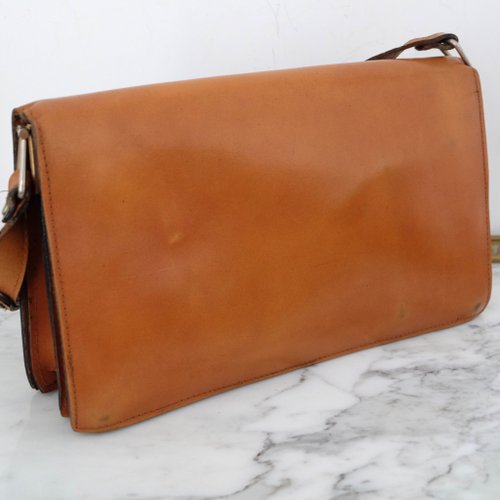 Longchamp Vintage Dark Brown Leather Bag - Shop At Granny's Messenger Bags  & Sling Bags - Pinkoi